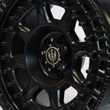 Solaris Brute - Satin Black 18 inch Alloy | Set of 5