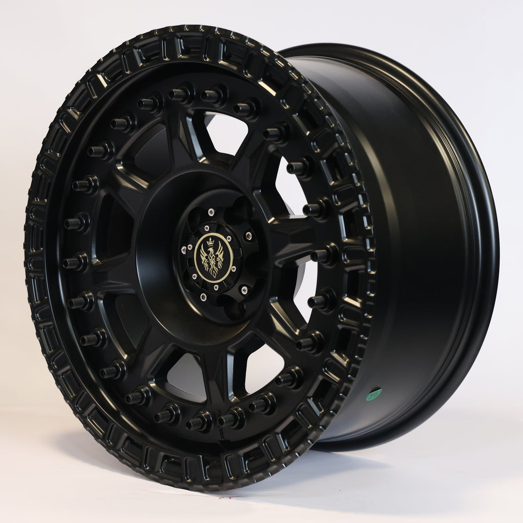 Solaris Brute - Satin Black 18 inch Alloy | Set of 5