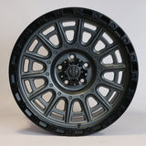 Solaris Fury - Satin Anthracite with Satin Black Lip 18 inch Alloy | Set of 5
