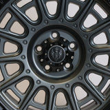 Solaris Fury - Satin Anthracite with Satin Black Lip 18 inch Alloy | Set of 5