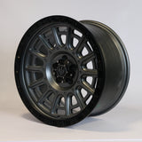 Solaris Fury - Satin Anthracite with Satin Black Lip 18 inch Alloy | Set of 5