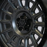 Solaris Fury - Satin Anthracite with Satin Black Lip 18 inch Alloy | Set of 5