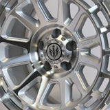 Solaris Havoc - Machined Silver 18 inch Alloy | Set of 5