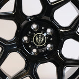 Solaris Prime - Gloss Black Milling 18 inch Alloy | Set of 5