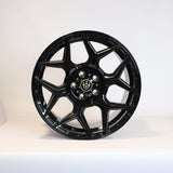 Solaris Prime - Gloss Black Milling 18 inch Alloy | Set of 5