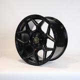 Solaris Prime - Gloss Black Milling 18 inch Alloy | Set of 5
