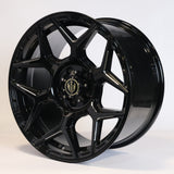 Solaris Prime - Gloss Black Milling 18 inch Alloy | Set of 5