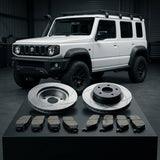 Suzuki Jimny 2020+ Ironman 4x4 Brake Kit - 4 Brake Pads + 2 Rotors