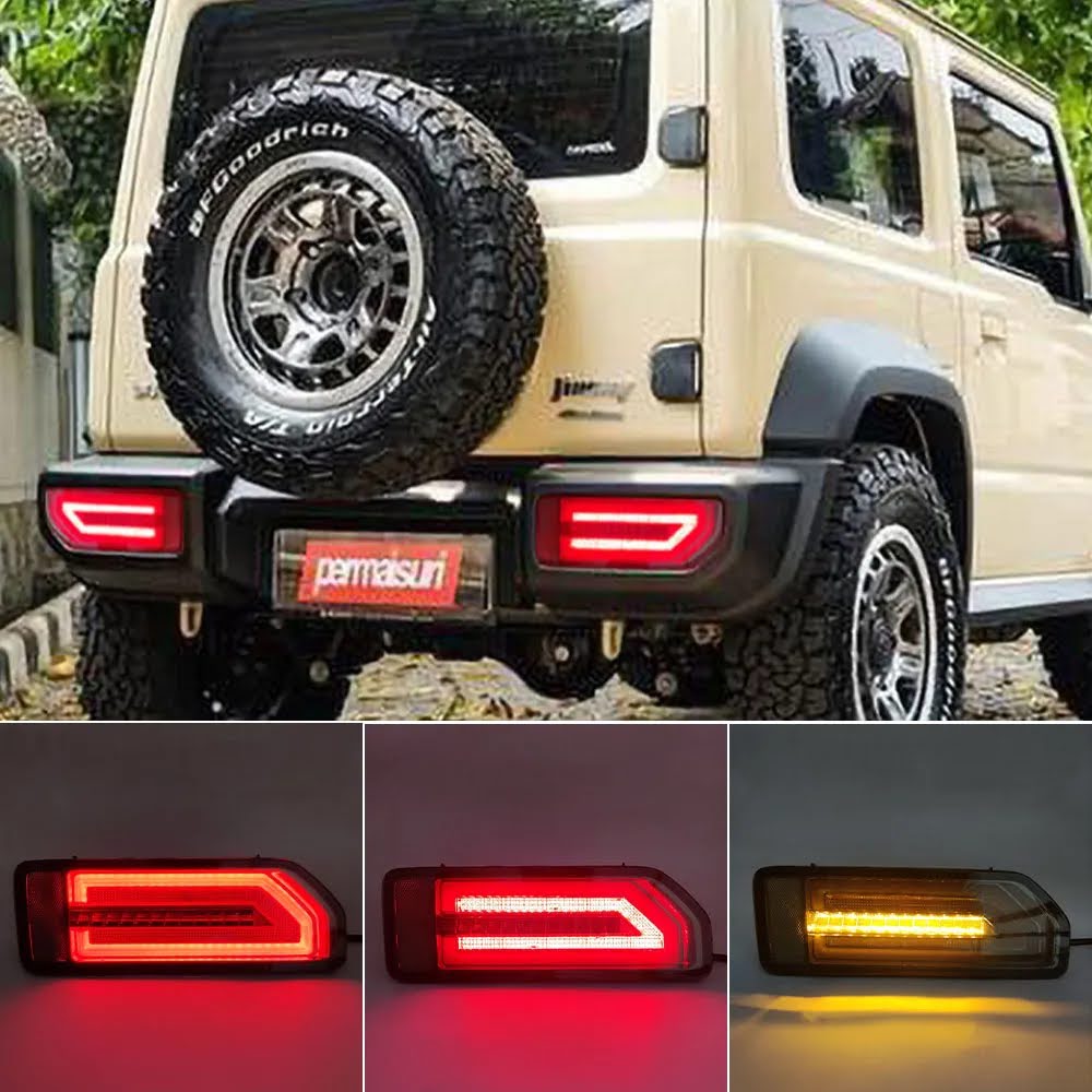 Suzuki Jimny - Tail Lights Smoke LED | futurz4x4.in – Futurz4x4 