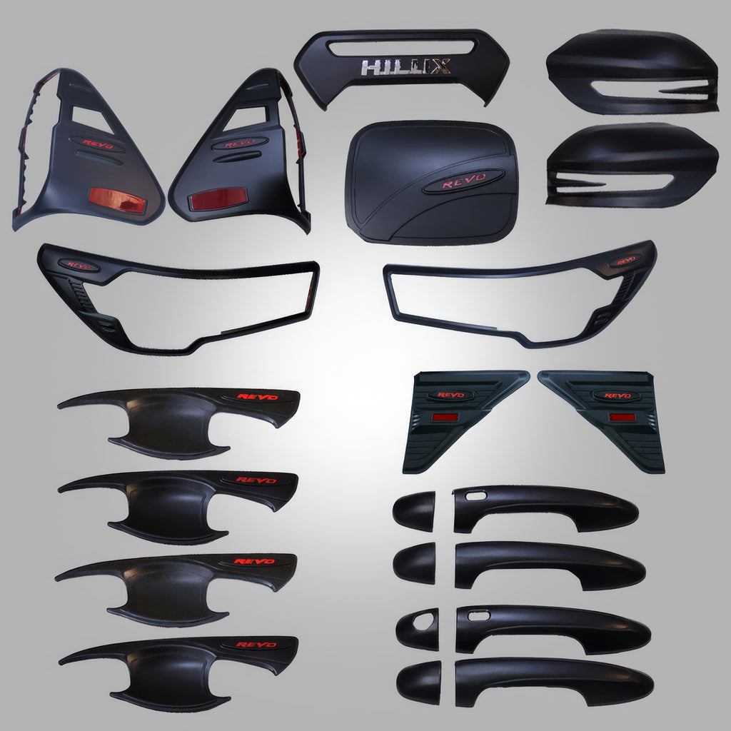 Toyota Hilux -  Black Kit - 18 pcs