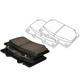 Suzuki Jimny 2020+ Ironman 4x4 Brake Kit - 4 Brake Pads + 2 Rotors