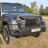 Mahindra Thar Front Grill - Six Slot Grill - Matt Black