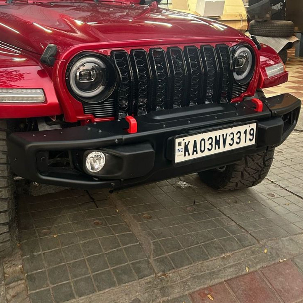 Thar Roxx - Wrangler Style Front Bumper Metal - ADAS compatible