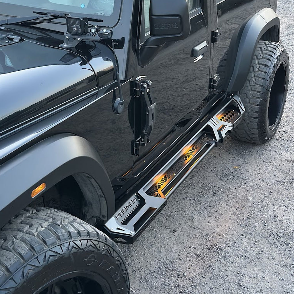 Thar Roxx - Proman Side Steps with Lights