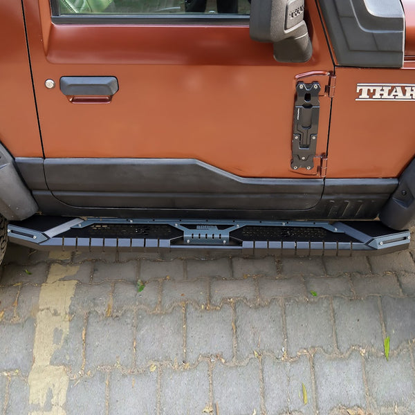 Side Steps Model TX for Mahindra Thar | Futurz 4x4 – Durable & Stylish ...