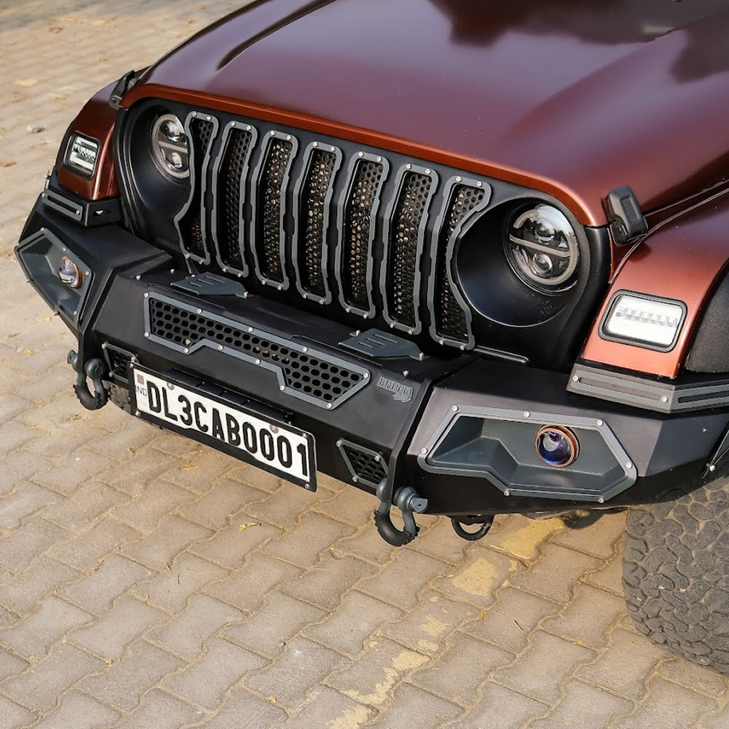 Mahindra Thar -Thar Seven-Slot 3.0 Grill (Matt Black)