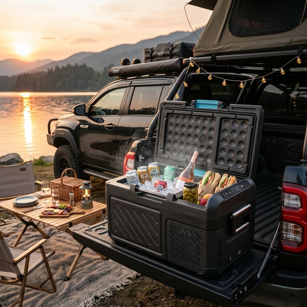 Portable / Mini Car Fridge | Refrigerator for Car | 55 Litres