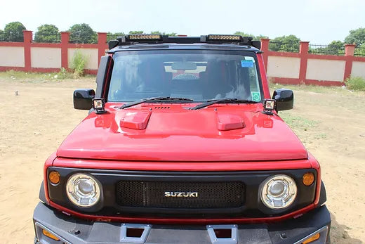 Suzuki Jimny - Bonnet Vents - Red & Black