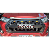 Toyota Hilux - Front Grill - Matt Black