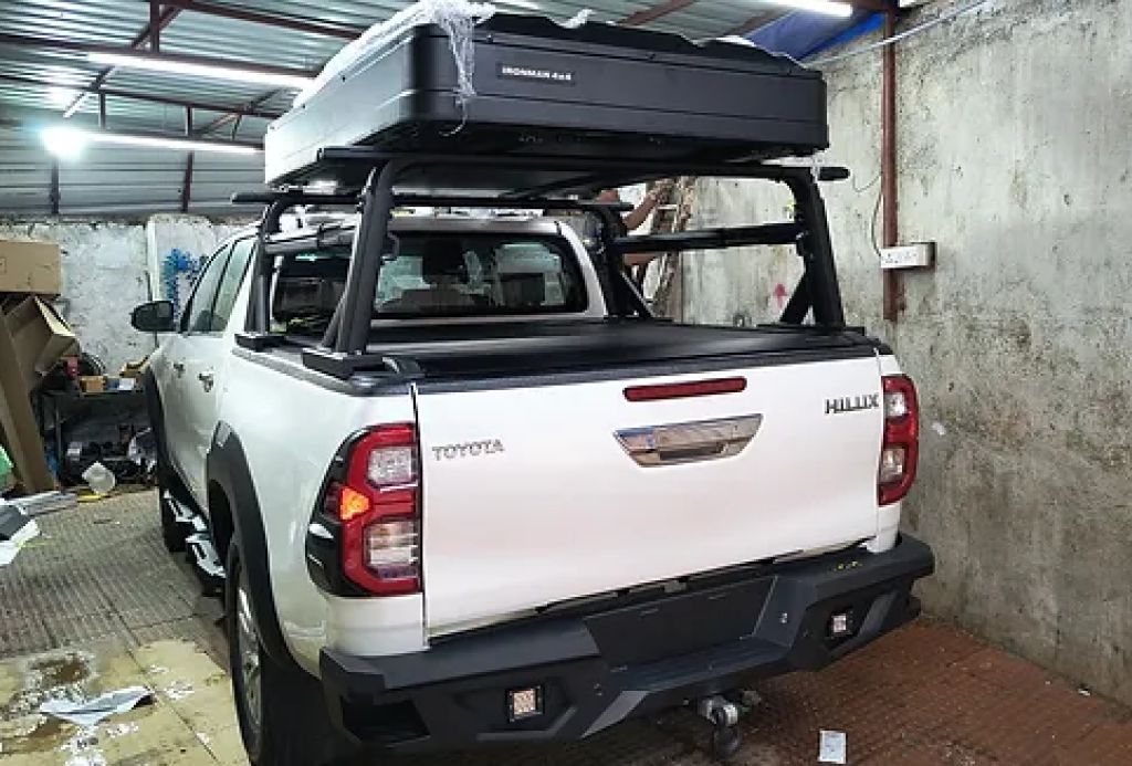 Toyota Hilux - Unicorn Full Rack Roll Bar Aluminium