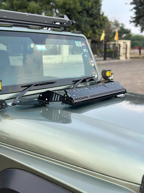 Mahindra Thar - Proman Bonnet LED Bar Mount